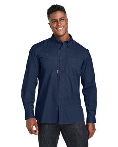 Dri Duck 4450DD - Men's Craftsman Woven Shirt Deep Blue