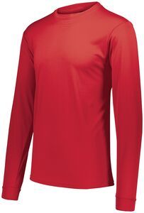 Augusta Sportswear 788 - Adult Wicking Long Sleeve T Shirt Scarlet
