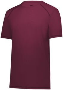 Augusta Sportswear 6843 - Youth Super Soft Spun Poly Tee Maroon (Hlw)