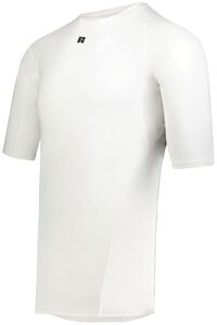 Russell R21CPM - Coolcore® Half Sleeve Compression Tee White