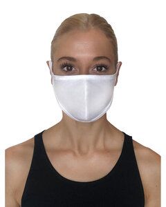 StarTee ST912 - Unisex Premium Fitted Face Mask White