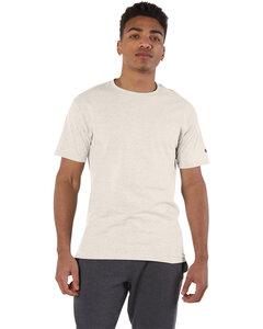 Champion T425 - Short Sleeve Tagless T-Shirt Oatmeal Heather