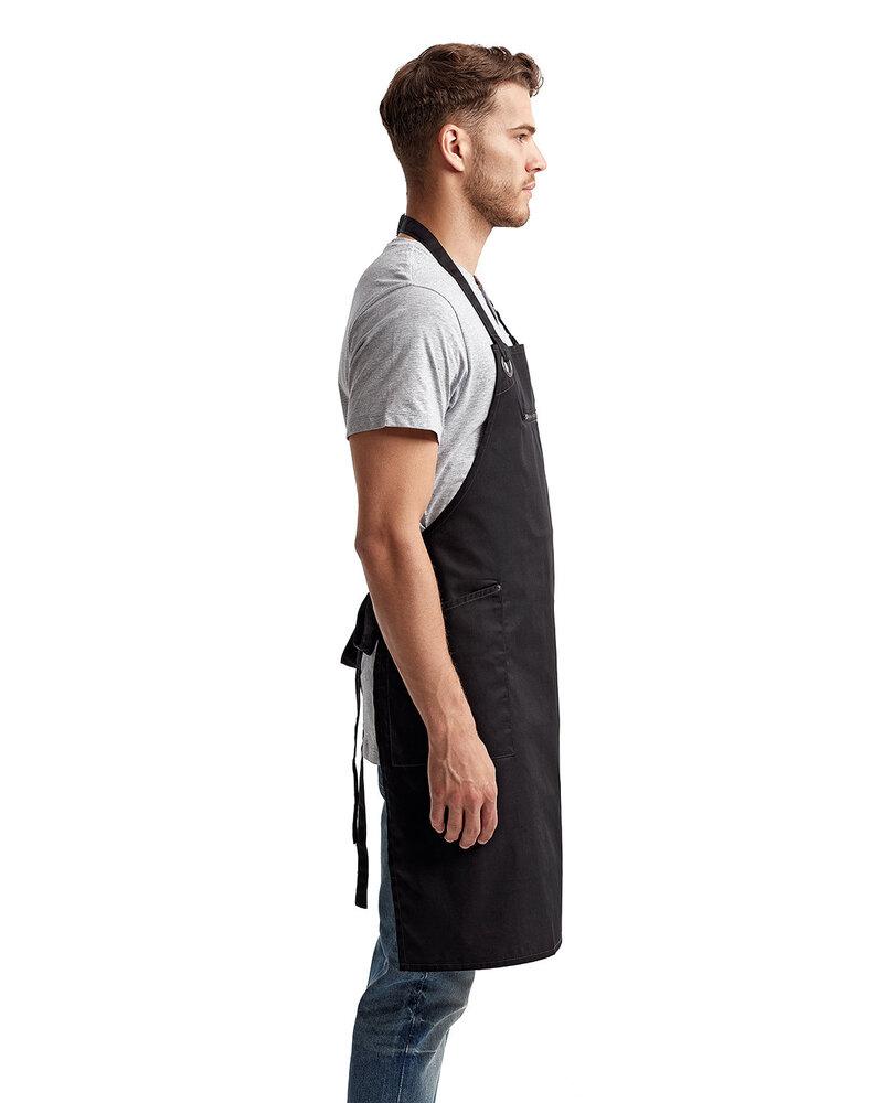 Artisan Collection by Reprime RP121 - Unisex Barley Contrast Stitch Sustainable Bib Apron