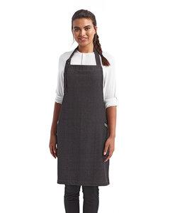 Artisan Collection by Reprime RP122 - Unisex Regenerate Sustainable Bib Apron Black Denim