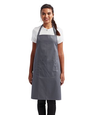 Artisan Collection by Reprime RP154 - Unisex Colours Sustainable Pocket Bib Apron