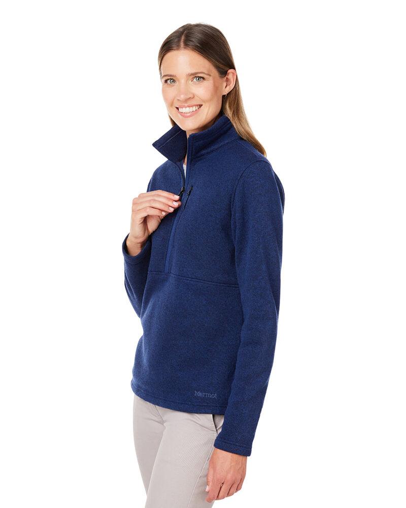 Marmot M14436 - Ladies Dropline Half-Zip Sweater Fleece Jacket