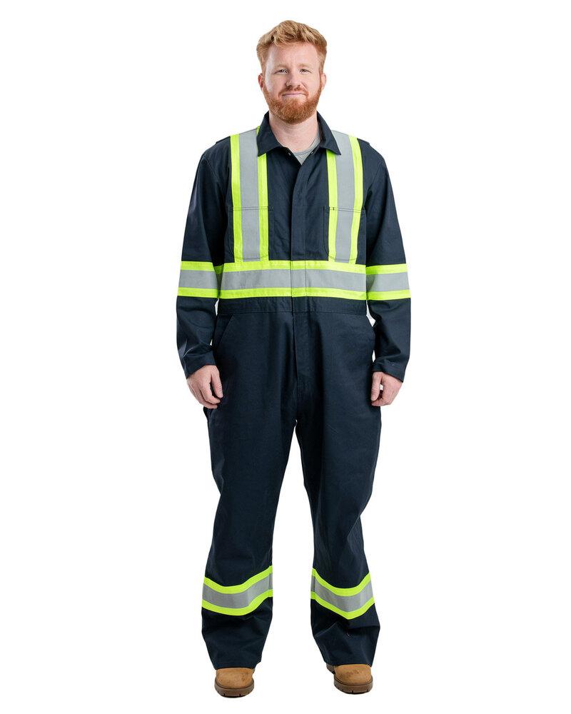 Berne HVC250 - Men's Safety Striped Unlined Coverall