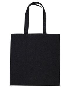 OAD OAD113R - Midweight Recycled Cotton Canvas Tote Bag Recycled black
