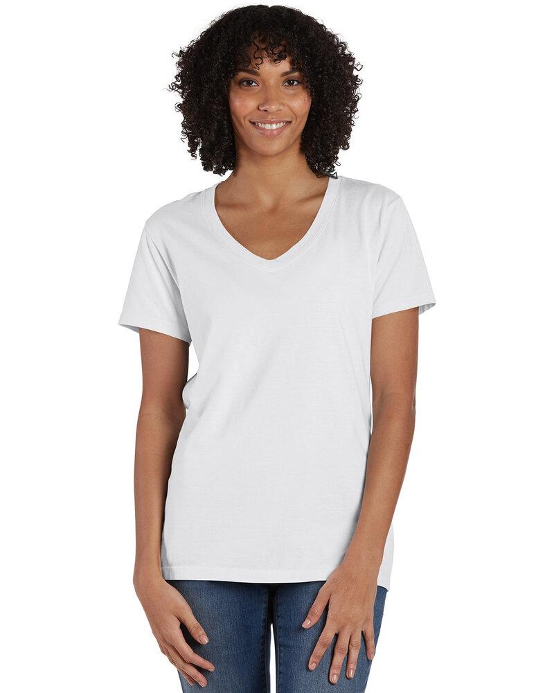 ComfortWash by Hanes GDH125 - Ladies V-Neck T-Shirt