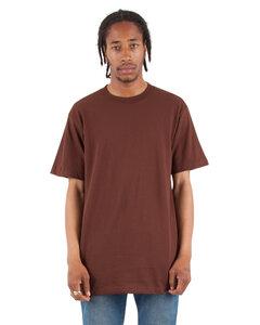 Shaka Wear SHASS - Adult 6 oz., Active Short-Sleeve Crewneck T-Shirt Brown