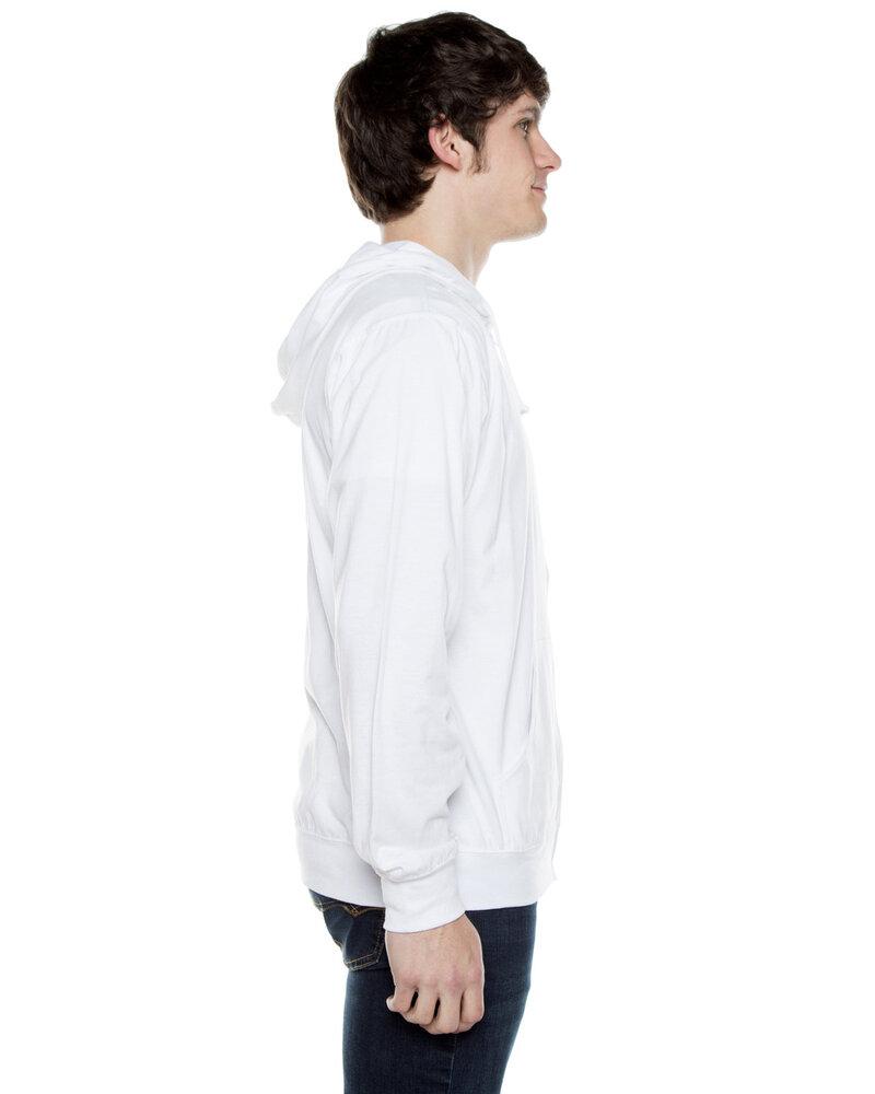 Beimar AZJ702 - Unisex 4.5 oz. Jersey Long-Sleeve Full-Zip Hooded T-Shirt