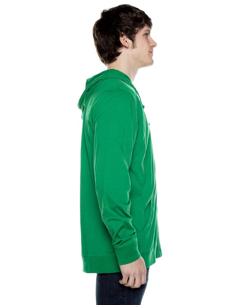 Beimar AZJ702 - Unisex 4.5 oz. Jersey Long-Sleeve Full-Zip Hooded T-Shirt