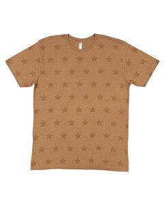 Code V 3929 - Mens' Five Star T-Shirt Coyote Brwn Star