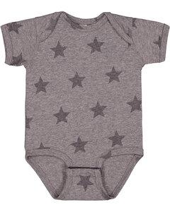 Code V 4329 - Infant Five Star Bodysuit Granite Hth Star