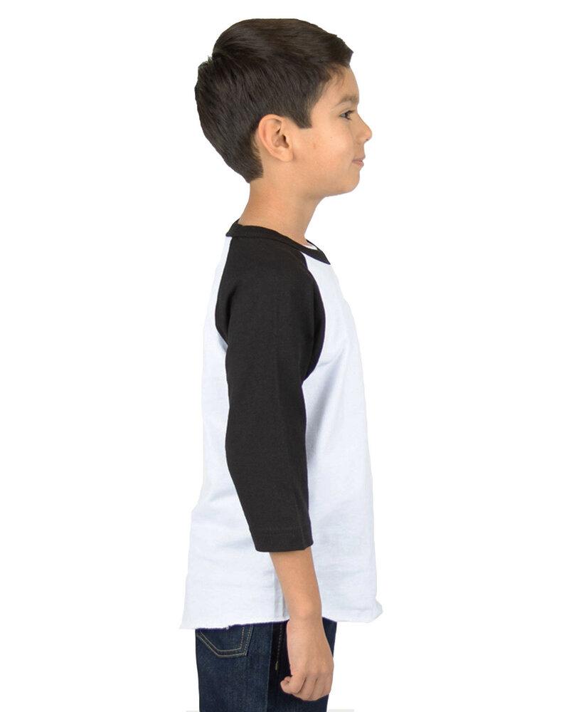 Shaka Wear SHRAGY - Youth 6 oz., 3/4-Sleeve Raglan