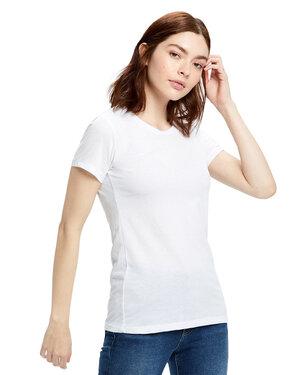 US Blanks US100R - Ladies 5.8 oz. Short-Sleeve Recover Yarn Crewneck