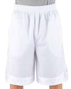 Shaka Wear SHBMS - Adult Mesh Shorts White