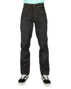 Shaka Wear SHRDJ - 12 oz., Raw Denim Straight-Leg Jean Pant Black 38