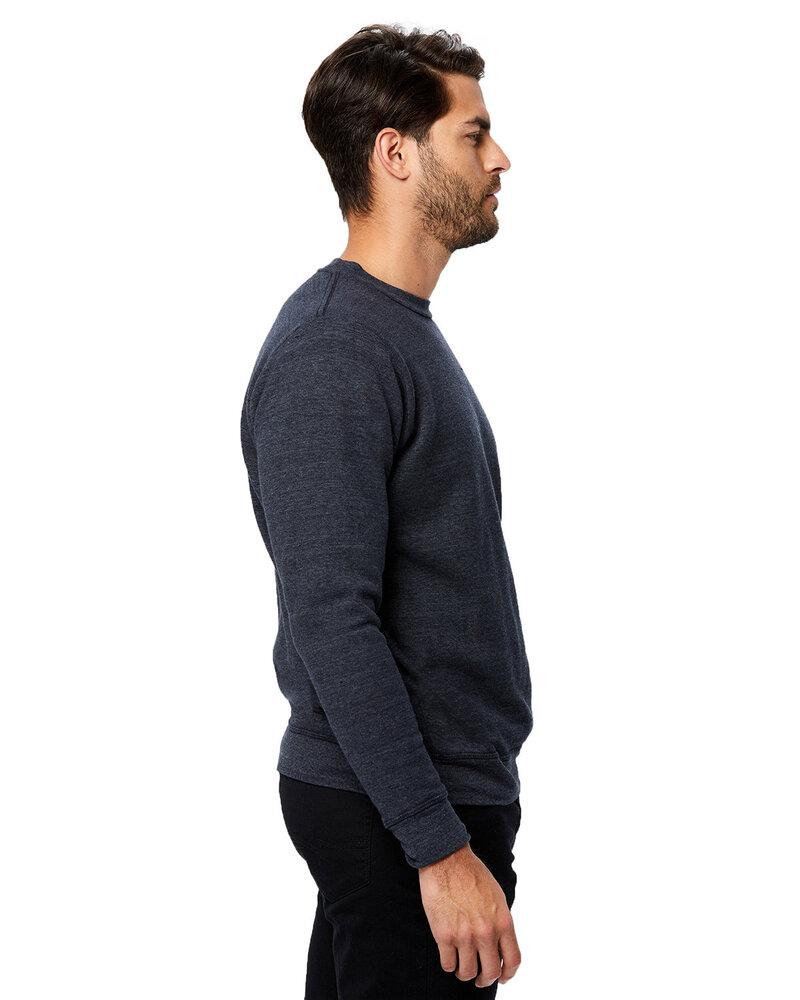 US Blanks US2211G - Unisex 6.5 oz. Heavyweight Loop Terry Triblend Long-Sleeve Crew