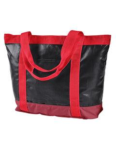 BAGedge BE254 - All-Weather Tote Black/Red