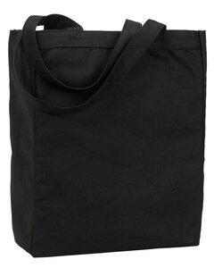 Liberty Bags 9861 - Allison Recycled Cotton Canvas Tote Black