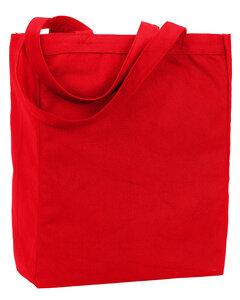 Liberty Bags 9861 - Allison Recycled Cotton Canvas Tote Red