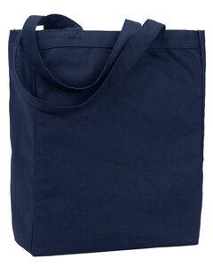 Liberty Bags 9861 - Allison Recycled Cotton Canvas Tote Navy
