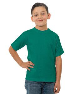 Bayside BA4100 - Youth 6.1 oz., 100 % Cotton T-Shirt Kelly Green