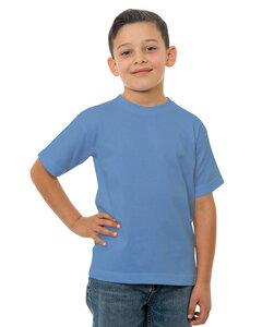 Bayside BA4100 - Youth 6.1 oz., 100 % Cotton T-Shirt Carolina Blue