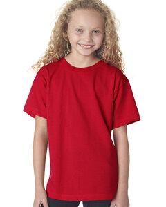 Bayside BA4100 - Youth 6.1 oz., 100 % Cotton T-Shirt Red