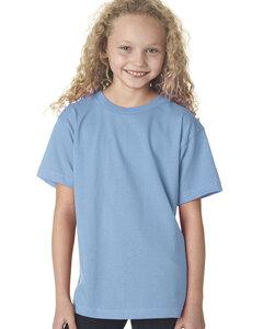 Bayside BA4100 - Youth 6.1 oz., 100 % Cotton T-Shirt Light Blue