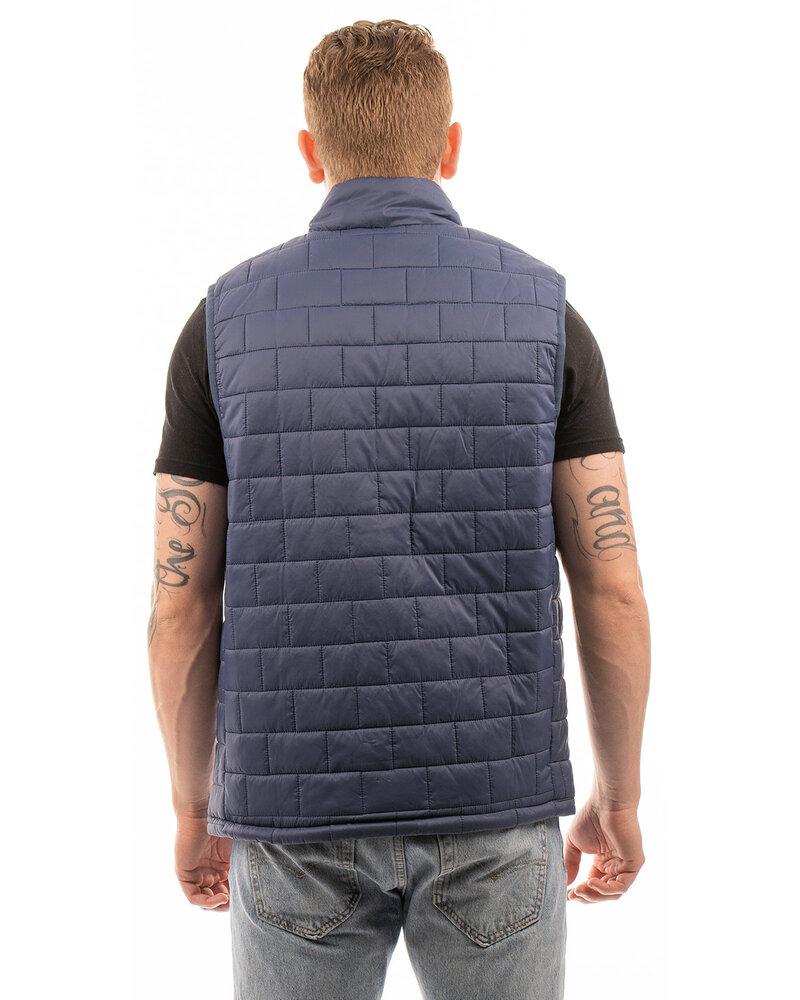 Burnside 8703BU - Adult Box Quilted Puffer Vest