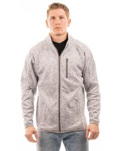 Burnside B3901 - Mens Sweater Knit Jacket