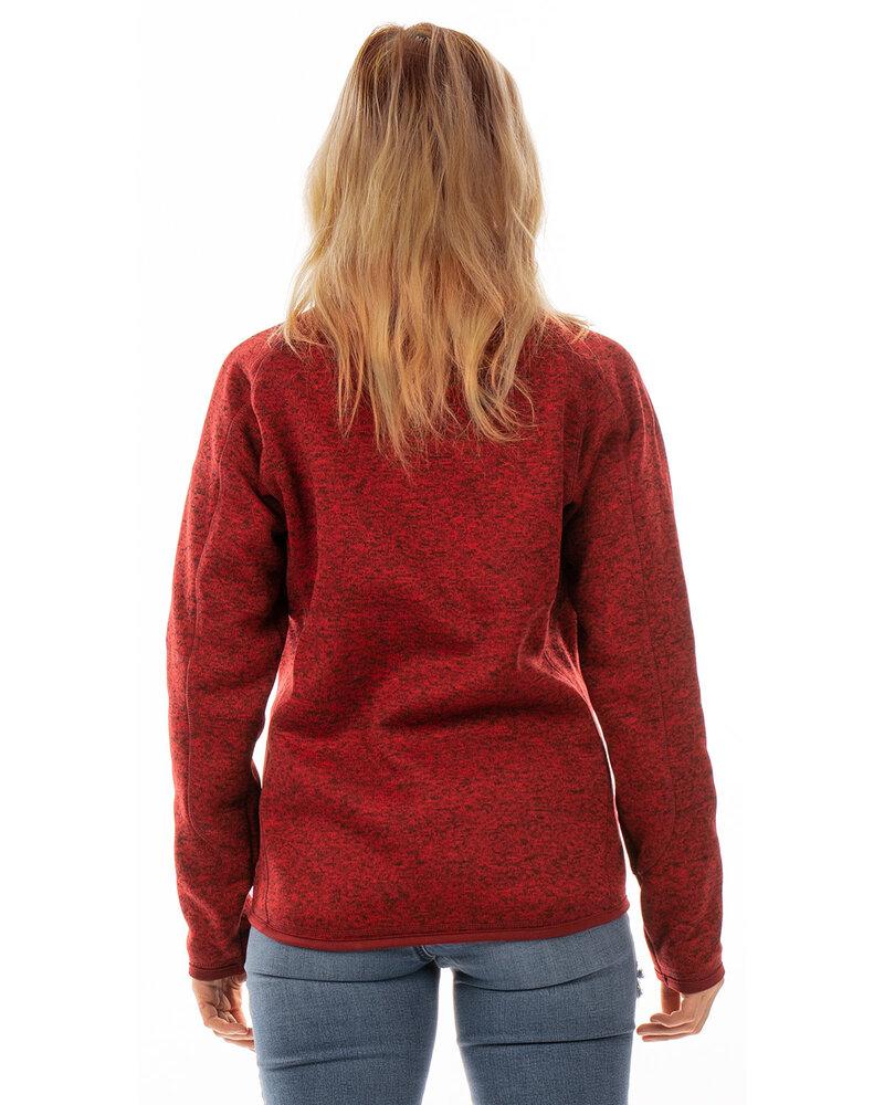 Burnside B5901 - Ladies Sweater Knit Jacket