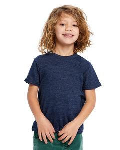 US Blanks US2500K - Toddler Tri-Blend Crewneck T-Shirt Tri Navy