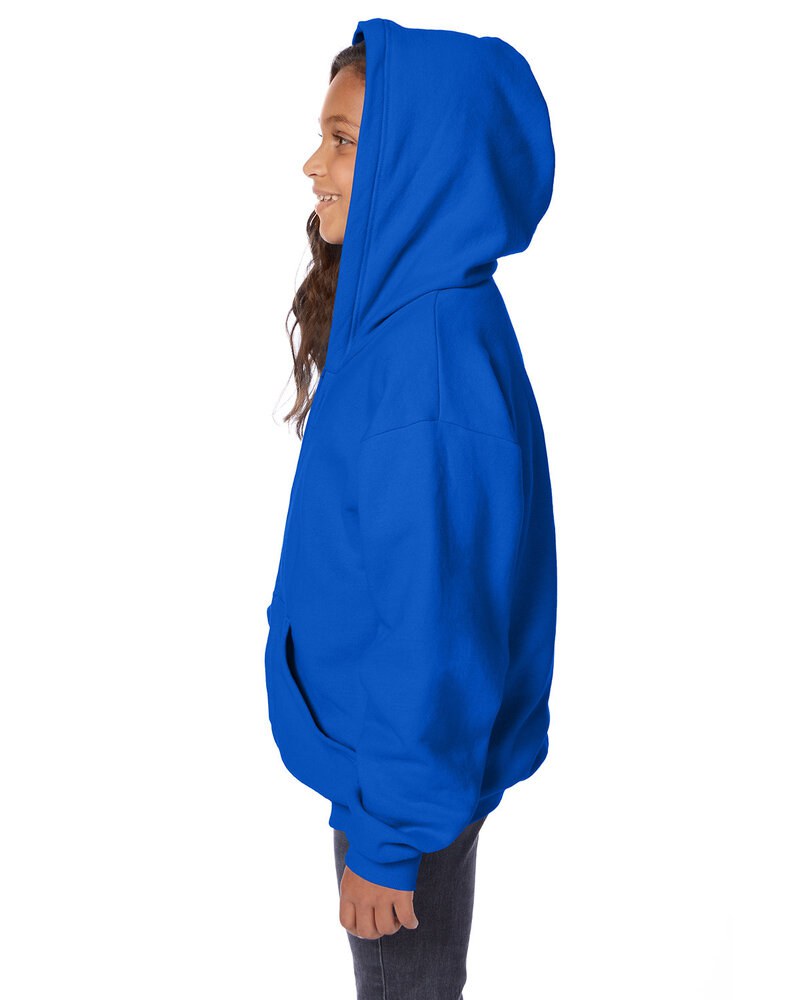 Hanes P480 - Youth 7.8 oz. EcoSmart® 50/50 Full-Zip Hooded Sweatshirt