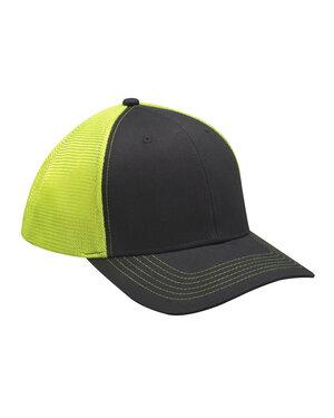 Adams PR102 - Brushed Cotton/Soft Mesh Trucker Cap