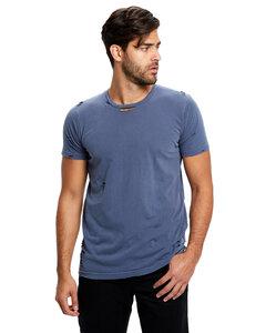 US Blanks US5524G - Unisex Pigment-Dyed Destroyed T-Shirt Pigment Navy