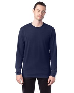 Hanes 498L - Adult Perfect-T Long-Sleeve T-Shirt Navy