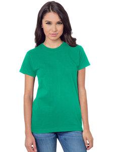 Bayside BA3075 - Ladies Union-Made 6.1 oz., Cotton T-Shirt Kelly Green