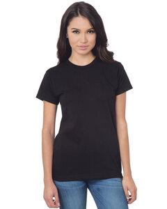 Bayside BA3075 - Ladies Union-Made 6.1 oz., Cotton T-Shirt Black