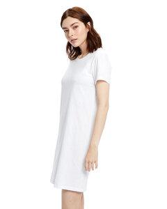 US Blanks US401 - Ladies Cotton T-Shirt Dress White