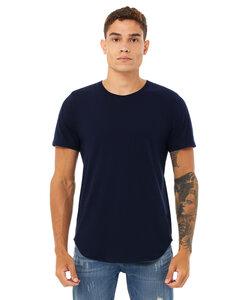 Bella+Canvas 3003C - FWD Fashion Men's Curved Hem Short Sleeve T-Shirt Navy
