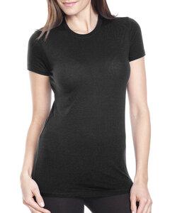 Bayside 4990 - Ladies 4.2 oz., 100% Ring-Spun Cotton  Jersey T-Shirt Black