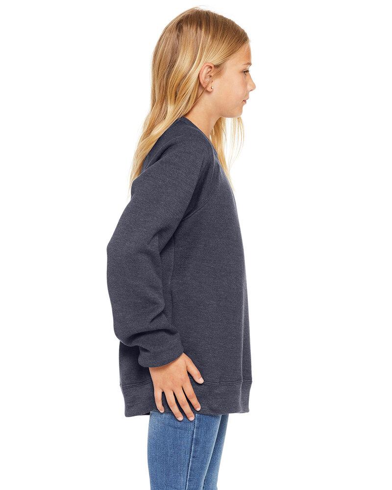 Bella+Canvas 3901Y - Youth Sponge Fleece Raglan Sweatshirt