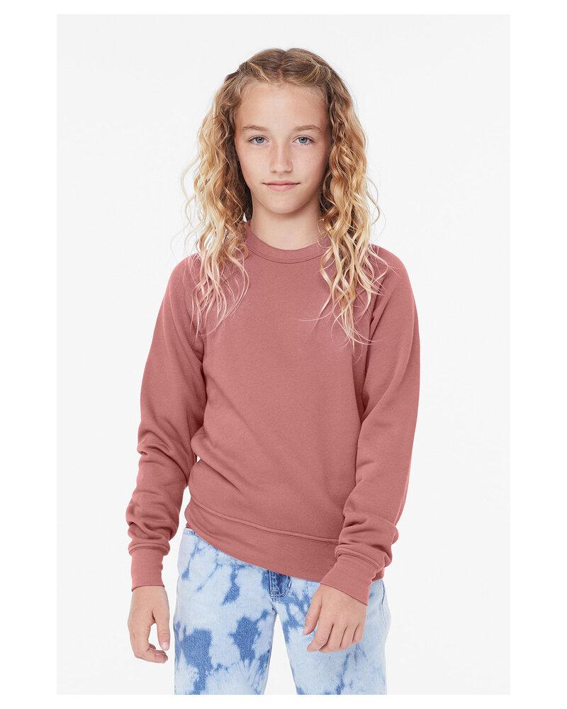 Bella+Canvas 3901Y - Youth Sponge Fleece Raglan Sweatshirt