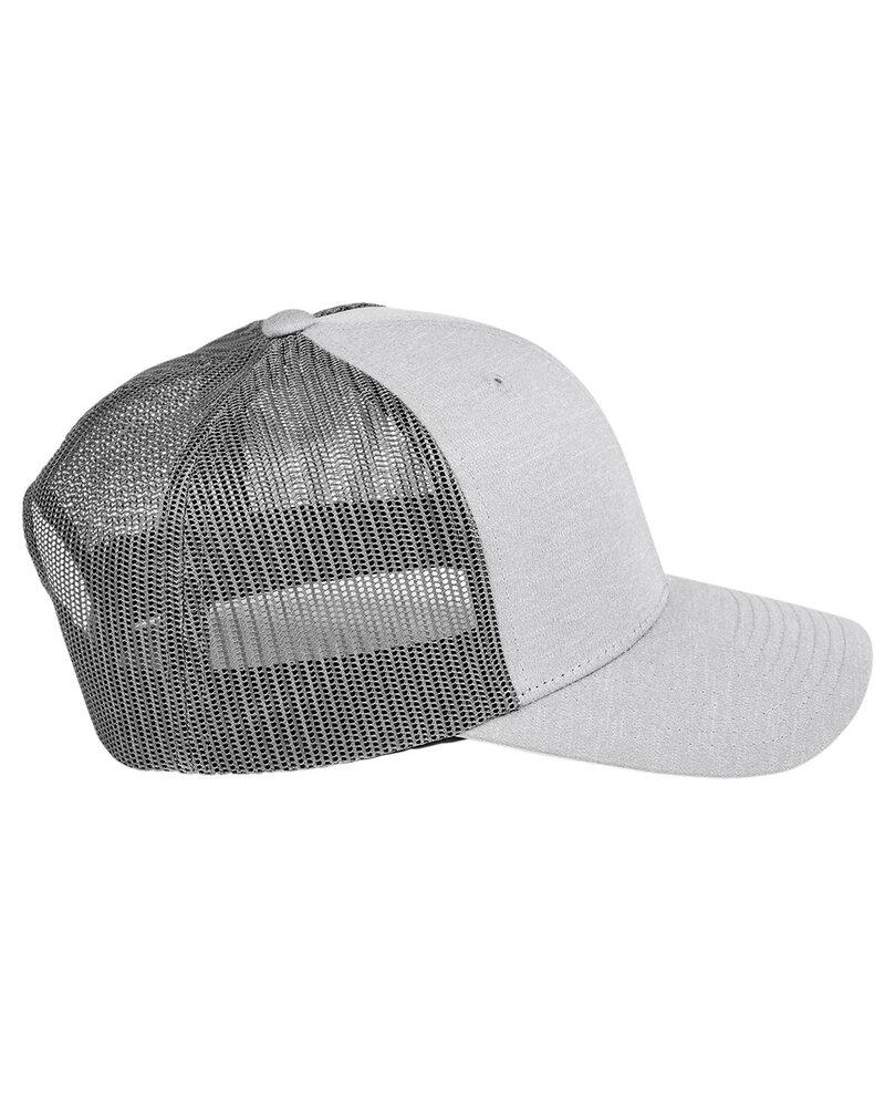 Team 365 TT802 - by Yupoong® Adult Zone Sonic Heather Trucker Cap