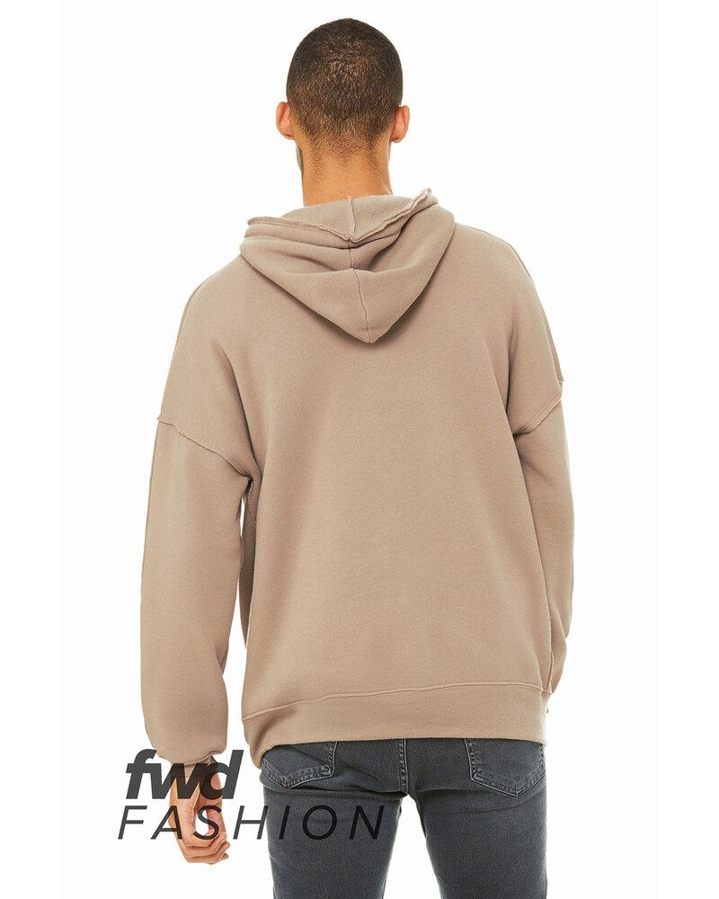 Bella+Canvas 3742C - FWD Fashion Unisex Raw Seam Hooded Sweatshirt