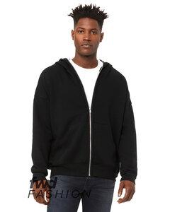 Bella+Canvas 3741 - FWD Fashion Unisex Full-Zip Fleece with Zippered Hood