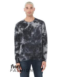 Bella+Canvas 3945RD - FWD Fashion Unisex Tie-Dye Pullover Sweatshirt Wht/Gry/Black